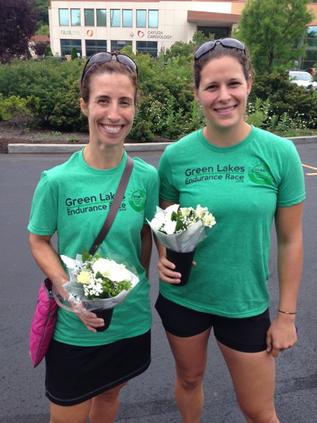 With flowers from Scott to congratulate us! With flowers from Scott to congratulate us!