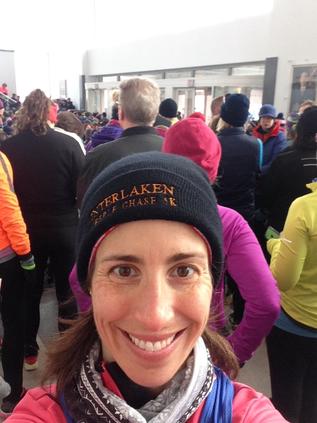 Right before the race. Right before the race.