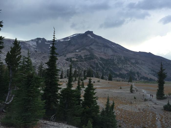 South Sister, so close to Broken Top yet totally covered with clouds while Broken Top was clear. South Sister, so close to Broken Top yet totally covered with clouds while Broken Top was clear.