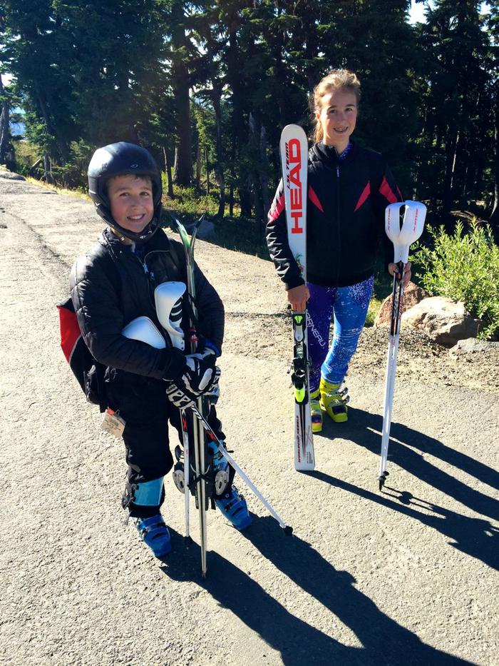 Ski campers, ready to go! Ski campers, ready to go!