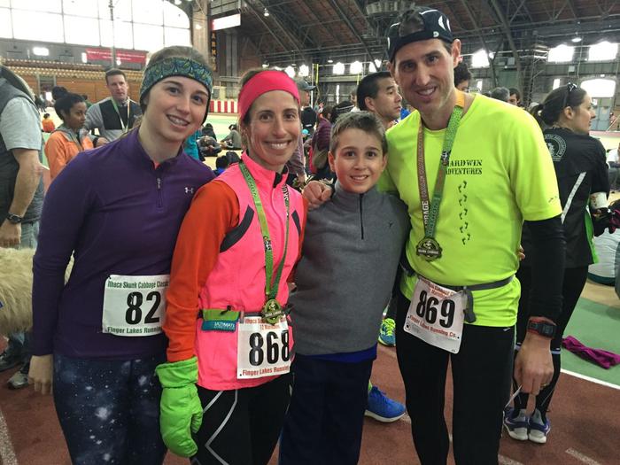 The family after the race! The family after the race!