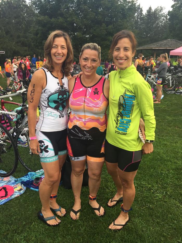 With Katherine and Lynn before the race. With Katherine and Lynn before the race.