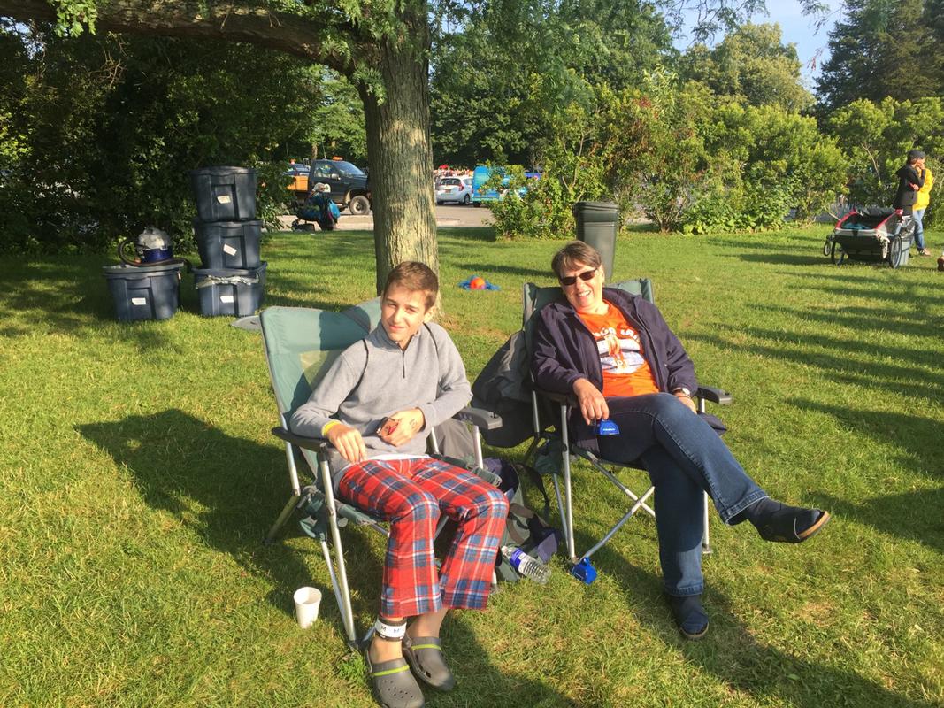 Xander and Grandma Dawson