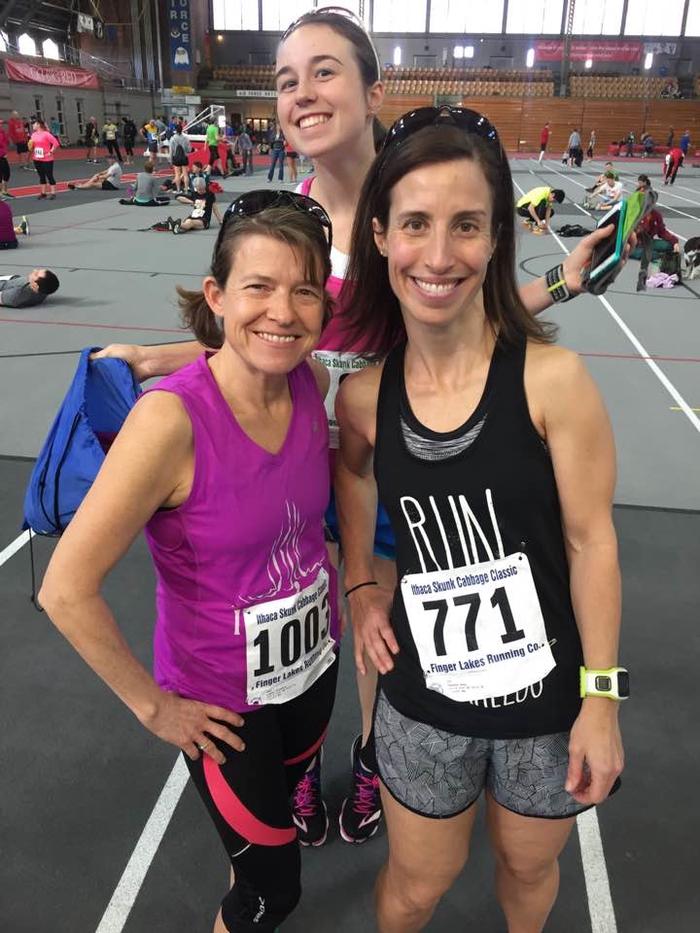With Christina and Elizabeth before the race. With Christina and Elizabeth before the race.