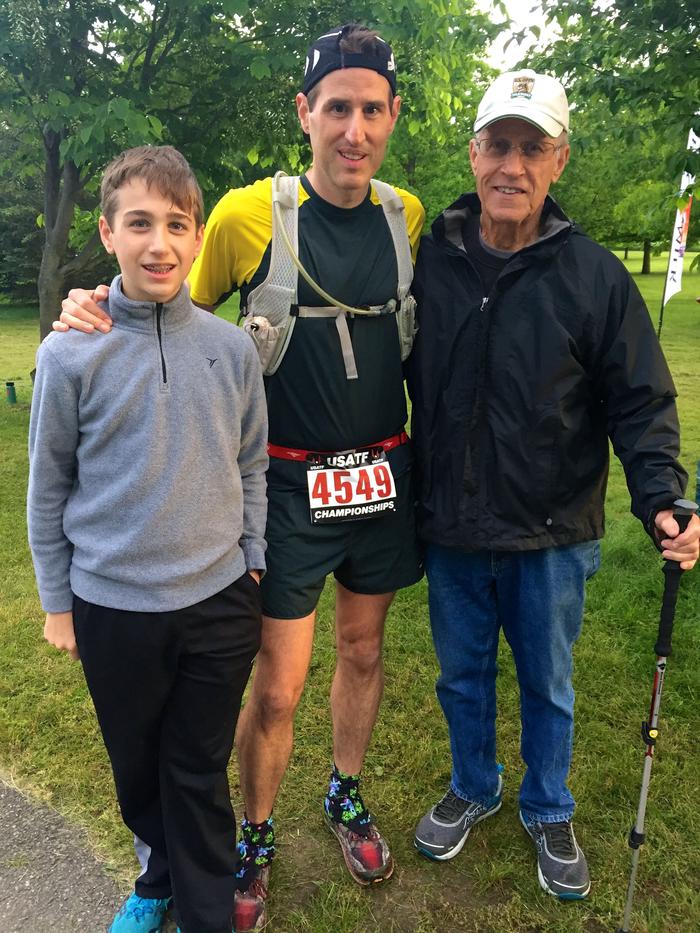 It was cool to get to the park and see my dad had gotten up crazy early to come surprise Scott! It was cool to get to the park and see my dad had gotten up crazy early to come surprise Scott!