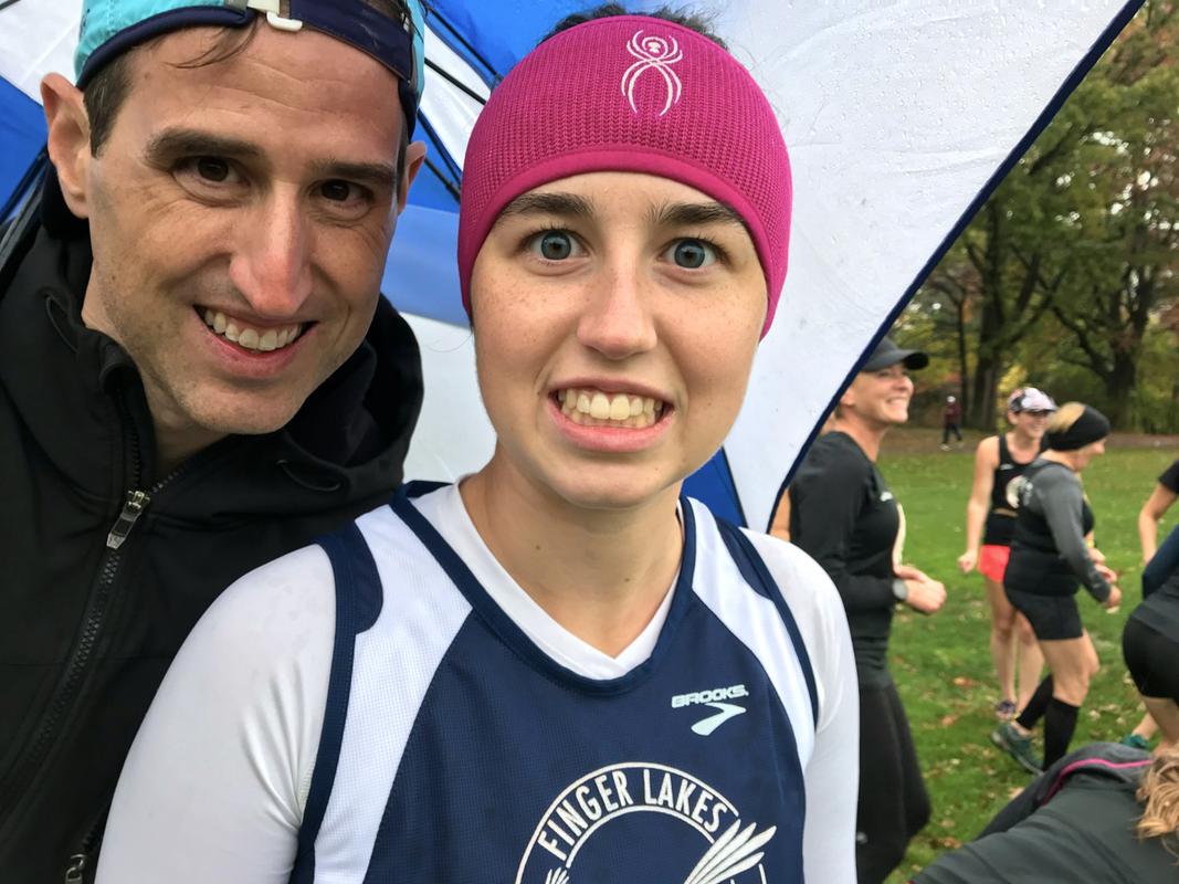 Scott and Elizabeth before the start.