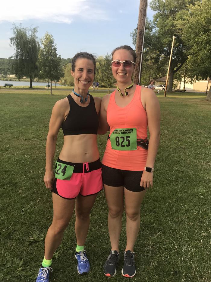 We look happy after the race! Thanks to Linda for taking this for us. We look happy after the race! Thanks to Linda for taking this for us.