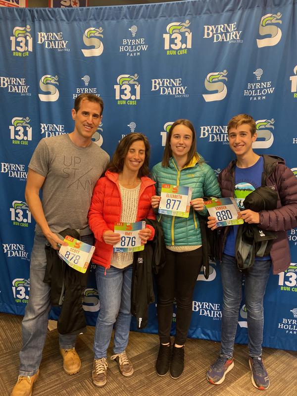 At packet pick-up with my eyes closed
