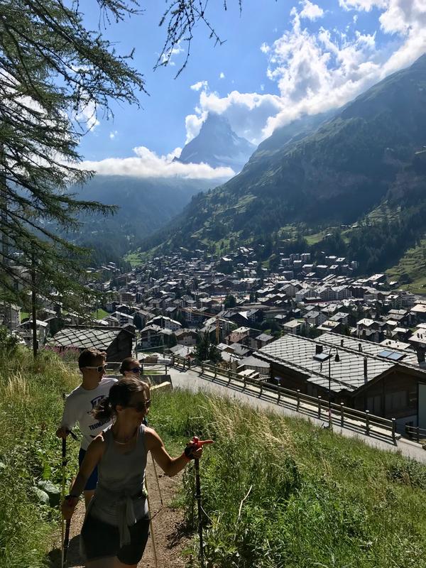Hiking in Zermatt Switzerland
