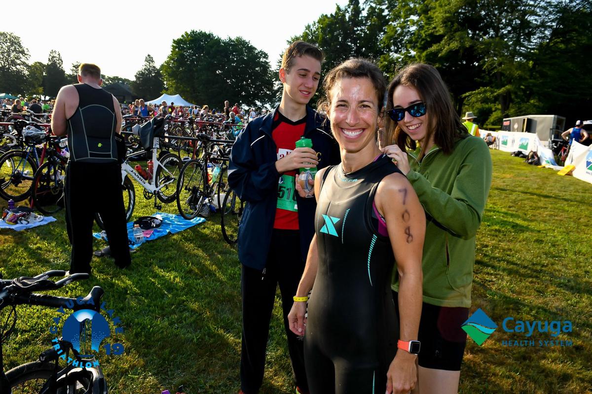 Before the Cayuga Lake Triathlon