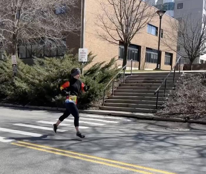 Near the finish line Near the finish line
